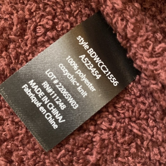 Barefoot Dreams Cozy Brown Cardigan Sweater Size 1X - Picture 8 of 11